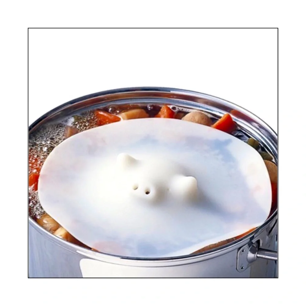 New Marna Piggy Silicon Pot Steamer Lid